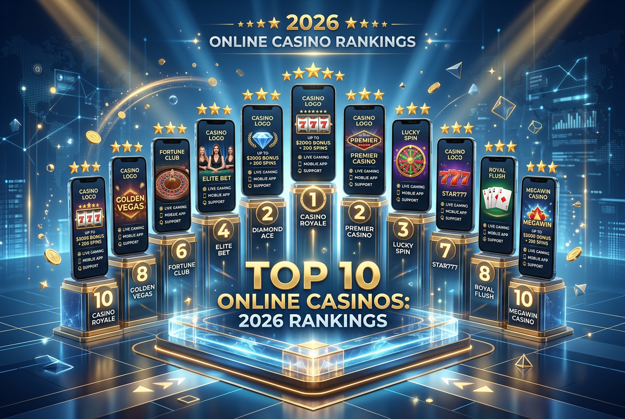 Infografika rankingu kasyn online 2026